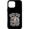 Bengal Cat Book Lover Reading Mom Life Custodia per iPhone 16 Pro Max Book Lover Bengala Mom Just One More Chapter Cat