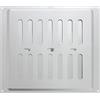 MAP Vents 939-31 - Prese d'aria regolabili in metallo, argento, 229 x 229 mm