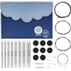 KnitPro Set Deluxe con punte circolari intercambiabili KnitPro Nova Metal (3,50-8,00 mm)