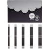 KnitPro Set ferri da maglia a doppia punta KnitPro Karbonz - 15 cm, (2,00, 2,50, 3,00, 3,50 e 4,00 mm)