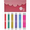 KnitPro 47422 Zing Set ferri da maglia a doppia punta, 20cm Lunghezza, Set di 6