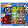 Hot Wheels Skate - Set Super Acrobazie, assortimento esclusivo da 8 tavole fingerboard con design ispirato a Tony Hawk e 4 paia di scarpe da skate coordinate, giocattolo per bambini, 5+ anni, HMY19