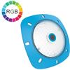 SEAMAID Faro per Piscina Not Mad Magnetico, Impermeabile e Ricaricabile - Versione con Scocca Azzurra e Luce RGB Multicolor