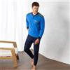 Granchio Pigiama Uomo Taglie Forti, BLU