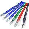 Pilot, ricariche per penne a sfera, 0,7 mm, media, confezione famiglia da 6, colore: nero, blu, rosso e verde