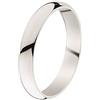 Orphelia - Anello nuziale, Oro bianco 9 carati 375/1000