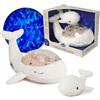 Cloud b Lampada Notturna Oceanica | Proiettore con Suoni Calmanti & Rumore Bianco | Impostazioni Regolabili & Spegnimento Automatico | Luce per Cameretta Bambini | Tranquil Whale White