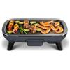 Tefal YY4507FB Sapori Piastra Elettrica Rivestimento Antiaderente Titanium Force Tecnologia Thermo-Spot Termostato regolabile Piastra Rimovibile Compatibili Lavastoviglie, Nero
