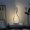 Maimeili Lampade da tavolo a LED moderne Lampade da scrivania a spirale dimmabili uniche con 3 livelli di colori per camera da letto da letto e soggiorno Ufficio Libreria Art Wall Decor