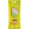 Bic - Set di rasoi monouso Pure 3 Lady a lama tripla, 4 confezioni da 4