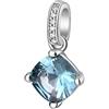 Brosway Ciondolo in argento con zircone blu Fancy Cloud Light Blue FCL18