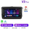 StarTech Autoradio per VW Golf/Passat/Jetta - Android 13 doppio DIN - Touchscreen da 17,8 cm - 4 GB di RAM + 64 GB di memoria - CarPlay - Navigazione GPS - RDS - 2 porte USB