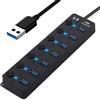 OEM Hub USB 3.0 attivo a 7 porte con interruttore a LED