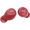 JVC, Cuffie Bluetooth HA-Z66T, Bluetooth 5.1, Resistenti agli Schizzi IPX4, Dimensioni Ridotte, Cuffie Wireless con Batteria Fino a 23 ore, Accensione/Spegnimento Automatico, Red
