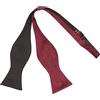 King & Priory Papillon da annodare in velluto bordeaux, Borgogna, Taglia unica