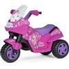 Peg Perego PEG Little Singer Moto Elettrica Cavalcabile per Bambini dai 2 Anni, Batteria Ricaricabile da 6V, Fari LED, Clacson e Musica, Velocità 4 km/h, Due Ruote Motrici con Battistrada Tassellato