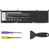 ASUNCELL 11.4V/86Wh 69KF2 Batteria del computer portatile per Dell XPS 15 9500 9510 9520 9530 Series, Precision 5550 5560 5570, G15 5510 5511 5520, per Alienware M15 R3 R4 R5 R6, per Alienware M16 R1