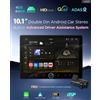 XTRONS AUTORADIO GPS CAR TABLET 10.1" 2 din ANDROID 14 WI-FI CARPLAY Xtrons TAD128 ADAS