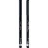 Rimmel London Soft Kohl Kajal Matita Occhi Morbida Texture Scorrevole a Lunga Tenuta Colore 061 Jet Black - 2 Matite