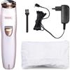 WAHL Facial Hair Remover, Depilazione del viso per donne, Depilatore per labbro superiore, guance e mento, Rasoio rotante, Rimozione della peluria, Trimmer ricaricabile