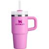 Stanley Quencher H2.0 Tazza con manico e cannuccia, 0,4 l, coperchio FlowState™ a 3 posizioni, compatibile con portabicchieri da viaggio, in acciaio inox isolato, senza BPA, peonia colorata