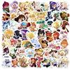 Huipalon Cookies Run Kingdoms Adesivi 100 PCS Cartoon Adesivi per bambini Impermeabile Carino Cookie Game Adesivi per Bottiglia D'acqua Skateboard Bike Bagagli