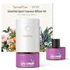 SenseFlow Diffusore di Oli Essenziali SF101 Pro Ultrasuoni Senza Acqua Profumatore per Ambienti, 100% Vegetale, Aroma fino a 120 Giorni, Ideale per Casa, Hotel e Studio - Lavanda Spica