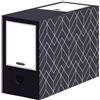 BANKERS BOX Confezione da 5 scatole per archivio formato A4, per ufficio e casa, larghezza dorso 150 mm, in cartone ondulato riciclato al 100%, colore: blu mezzanotte