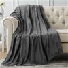 Utopia Bedding Coperta in Pile Coperta Leggera per Letto, Divano o Divano, Adatta a Tutte le Stagioni [177x127 cm, Grigio]
