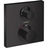 hansgrohe Ecostat Square Miscelatore termostatico ad incasso per 2 utenze, nero opaco, 15714670