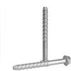 Merriway BH05759 Bullone a Testa Esagonale Autofilettante per Calcestruzzo, Bianco, Set di 4 Pezzi