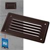 KOTARBAU® Griglia di ventilazione 165 x 100 mm con rete marrone aerazione areazione metalica da sovrapporre