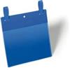 DURABLE Buste identificative - con fascette di aggancio - A5 orizzontale - blu - Durable - conf. 50 pezzi (unità vendita 1 pz.)