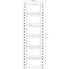 MARKIN Etichette adesive a modulo continuo TT956 - in carta - corsia singola - permanenti - 64 x 34 mm - 6 et-fg - 200 fogli - bianco - Markin (unità vendita 1 pz.)