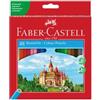 FABER-CASTELL Matita colorata eco Il Castello - diametro mina 3,00 mm - colori assortiti - Faber-Castell - astuccio 48 pezzi (unità vendita 1 pz.)