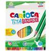 CARIOCA Pastelli Tita cancellabile - Carioca - astuccio 24 pezzi (unità vendita 1 pz.)