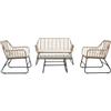 Garden Friend Salotto Cebu - polyrattan naturale - Garden Friend - set 4 elementi (unità vendita 1 pz.)