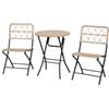 Garden Friend Salotto Maui - polyrattan naturale - Garden Friend - set 3 elementi (unità vendita 1 pz.)