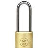 METALPLUS Lucchetto ad arco lungo - 30 mm - acciaio cromato - Metalplus (unità vendita 1 pz.)