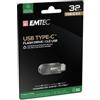 Emtec - Memoria Type C - C280 - 32GB - ECMMD32GC283 (unità vendita 1 pz.)