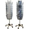 TECNOSTYL Portariviste girevole da terra Carousel Stacker - 24 vaschette A4 - Tecnostyl (unità vendita 1 pz.)