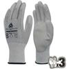 DELTAPLUS Guanti antitaglio Venicut B08 - maglia econocut - palmo in poliuretano - taglia 10 - grigio - Deltaplus - pack 3 paia (unità vendita 1 pz.)