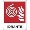 CARTELLI SEGNALATORI Cartello segnalatore - 25x31 cm - IDRANTE - alluminio - Cartelli Segnalatori (unità vendita 1 pz.)