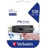 Verbatim - Usb 3.0 Superspeed Store'N'Go V3 Drive - Nero - 49175 - 128GB (unità vendita 1 pz.)