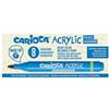CARIOCA Marcatore Paint Marker acrilico - punta maxi - blu - Carioca - conf. 8 pezzi (unità vendita 1 pz.)