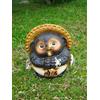 Onegai Tanuki Giapponese Procione Cane Shigaraki Yaki Ceramica Bambola H27cm
