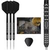 Target Darts Target Japan Black Marque Draco G2 Punta in Acciaio Freccette con Kflex 21.5G/23.5G | 90% Tungsteno Freccette Set, K-Flex Voli e Alberi N. 6, Nano Svizzero Punto Suggerimenti, Mathew Lee Gen 2