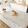 HotDecor Carta Da Parati Adesiva Marmo Beige Bianco Lucido Per Cucina Armadi Bagno Pellicola Adesiva Per Mobili Carta Da Parati Moderna Rotolo Adesivo Per Mobili Vinile Autoadesivo 40cm x 200cm