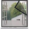 Risareyi Zanzariera Finestra in Vetroresina 60x60cm, Nastro Magico su tutto il Perimetro, Nero Rete Molto Resistente, Resiste ai Raggi UV Anti Insetti Zanzariera per Porte e Finestre