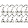 ZFYQ Gancio magnetico, 16MM 9KG 20lbs Potente Magnete al Neodimio Supporto a Gancio per gli Accessori di Cucina Casa Portaoggetti e Organizzazione, 12 Pezzi